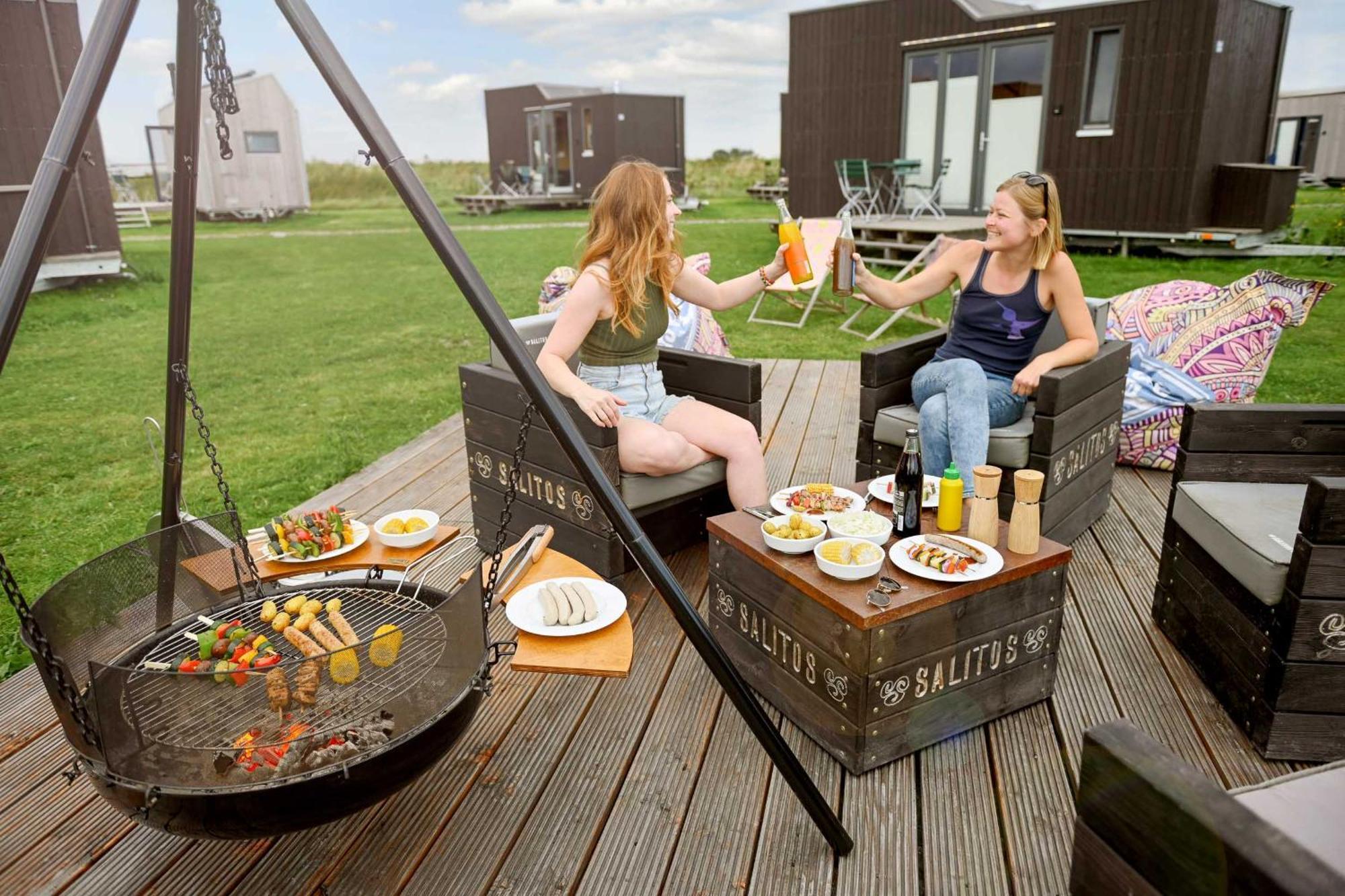 Tiny House Nature 2 Innenlage - Green Tiny Village Harlesiel Carolinensiel Exterior foto